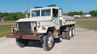 1970 M35A2 AMGN Tanker Truck  Sexton Auctioneers November 7th Online Equipment Auction [upl. by Skees329]