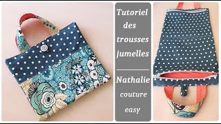 Le tutoriel des trousses jumelles  Nathalie couture easy tutoriel couture [upl. by Nylloh127]