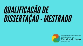 TUTORIAL  QUALIFICAÇÃO DE DISSERTAÇÃO MESTRADO [upl. by Aerdied536]