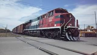 Ferromex 4804 en Meoqui Chihuahua Mex [upl. by Franz]