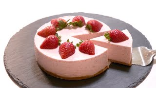 The Best Strawberry Cheesecake｜NO BAKE Recipe Perfect Desserts Goodcookingideas [upl. by Coussoule]