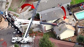 10 Most Dangerous Heavy Crane Truck amp Car Fails  Crane Disaster  Heavy Equipment Fail Compilation [upl. by Tillie417]