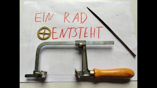 Uhrenbau Zahnrad in Handarbeit herstellen Teil 1 [upl. by Adian]