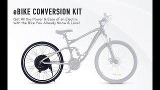 Viribus Electric Bike Conversion Kit Rear Assembly Video [upl. by Wiltsey]