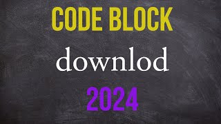 how to download code blocks for Windows 1110 [upl. by James]