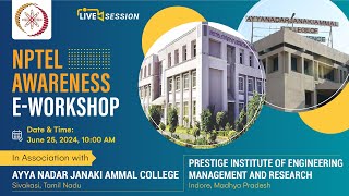 LIVENPTEL Awareness EWorkshop Ayya Nadar Janaki Ammal College amp Prestige Institute of Engineering [upl. by Johnstone]