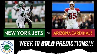 5 BOLD PREDICTIONS And Score Prediction For Jets vs Cardinals [upl. by Nollahp]