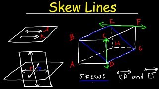 Skew Lines Perpendicular amp Parallel Lines amp Planes Intersecting Lines amp Transversals [upl. by Marchal]