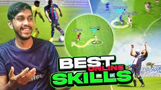 TUTORIAL of 4 MOST EFFECTIVE SKILL in eFootball24🔥Classic  TouchampFlick Control [upl. by Auria580]