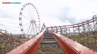 Zadra Roller Coaster  POV  Energylandia  010423 [upl. by Oilime386]