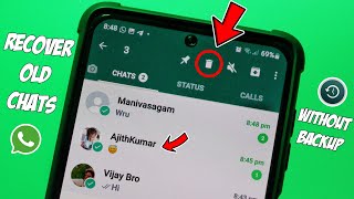 அழிந்த வாட்ஸ்ஆப் மெசேஜ்களை திரும்ப எடுப்பது எப்படி  How to Recover Old Deleted WhatsApp Messages [upl. by Yatnoed]