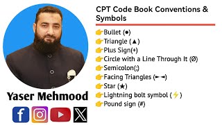 CPT Code Book Conventions amp Symbols [upl. by Annanhoj]