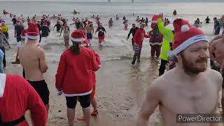 Lowestoft Christmas Day Swim 2023 [upl. by Midan]