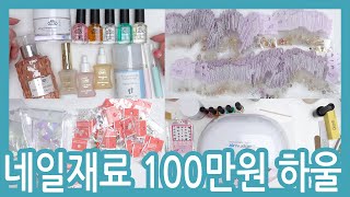 네일에 진심인 사람이 네일 재료를 사면 100만 원이 넘게 나오더라 [upl. by Aneetak]