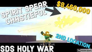 2nd Location Where To Find Kings Sacred Treasure Spirit Spear Chastiefol  Roblox Holy War lll [upl. by Tutankhamen]