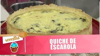 Aprenda a fazer um delicioso quiche de escarola  Vida Melhor  021118 [upl. by Yttiy]