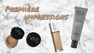 PREMIERES IMPRESSIONS  NARS Make Up Forever amp Gemey [upl. by Nettle]