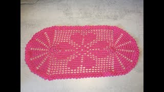 Tuto napperon trèfle au crochet spécial gaucher [upl. by Duane771]