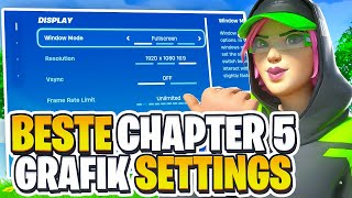 Die BESTEN GRAFIK EINSTELLUNGEN in Fortnite Chapter 5  Mehr FPS 0 Input Delay und mehr [upl. by Ayim467]