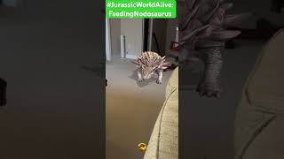 JurassicWorldAlive Feeding Nodosaurus video [upl. by Berga]