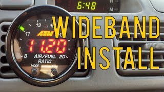 How to Install Wideband Oxygen Sensor AEM X Series [upl. by Acinoryt]