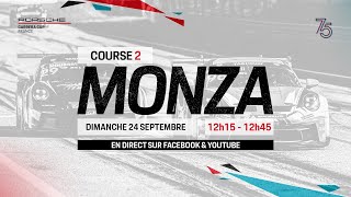 PCCF  Septembre  Monza  Course 2  Porsche Carrera Cup France [upl. by Aneehsor]