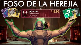 Destiny 2 Mazmorra SOLO SIN MORIR  Foso de la Herejia en 15 minutos Titan [upl. by Gallagher]