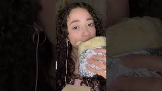 ASMR CHIPOTLE MUKBANG 🌯 Godbless mukbang chiptole [upl. by Vivyanne14]