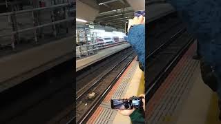 ロマンスカーVSE最後の新宿駅入線 [upl. by Ahl]