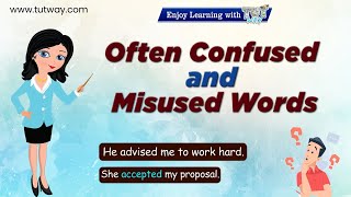 Often Confused and Misused Words  Commonly Confused Words and Misused Words in English Grammar [upl. by Ahrendt]