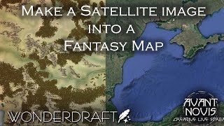 Live Stream Make A satellite Image into a Fantasy map [upl. by Hurlee]