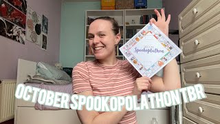 Spookopoly Chooses My TBR  October TBR [upl. by Atsilac264]