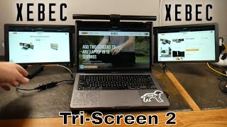 Xebec TriScreen 2Make Your Laptop Setup Three Screens amp Highly Productive [upl. by Deva]