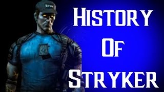 History Of Stryker Mortal Kombat X [upl. by Airtina]