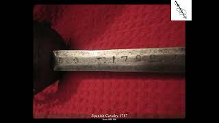 Spanish 1787 Cavalry Sword [upl. by Ahsieat495]