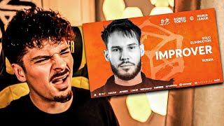 COLAPS REACTS  IMPROVER GBB23 SOLO ELIMINATION [upl. by Llednav]