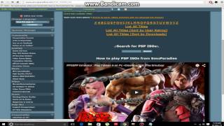 How to download free full games for PPSSPP psp emulator in PC [upl. by Yelsa61]