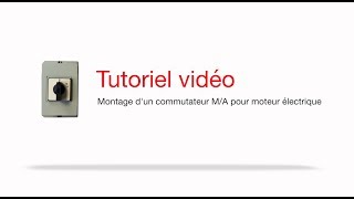 Comment monter un commutateur MA pour moteur électrique   Tutoriel EM Distribution [upl. by Kern]