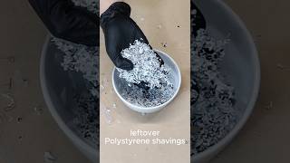 Watch how I turn polystyrene shavings into a powerful glue Glue recycledplastic SustainableCraft [upl. by Ellahcim]