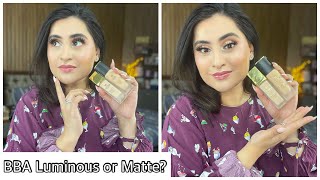 Beautify by Amna luminous and matte foundation comparison  Which one is better [upl. by Chrystel]