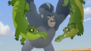 Lion Guard Shujaa Defend  Beshte and the Beast HD Clip [upl. by Chu99]