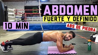 Abdominales En Casa 10 MIN Reto de Plancha Para Marcar tu Abdomen [upl. by Yrallih963]