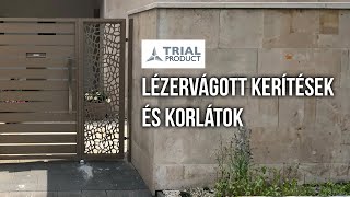 Lézervágott kerítések és korlátok  referenciák [upl. by Aicilef]