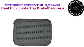 STORAGE ESSENTIALSBasketideal for countertop amp shelf storage [upl. by Aikcir]