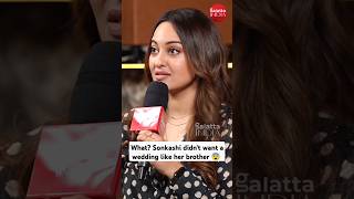 One condition sonakshisinha kept for her wedding was [upl. by Nirtiak504]