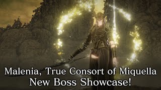 NEW Malenia True Consort of Miquella Boss Showcase Elden Ring The Garden of Eyes DLC Mod [upl. by Assirrem]