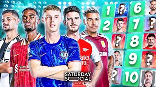 Ranking the 10 BEST midfielders in the Premier League right now 🔥  Saturday Social [upl. by Haeluj]