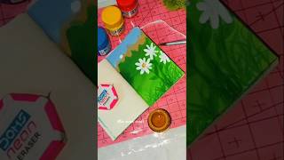 Drawing in mini diary🎨 Mim sweet craft [upl. by Neenahs]