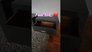 Bedside table makeover furnitureflip diy refinishedfurniture furnituremakeover nightstand [upl. by Sucramal]