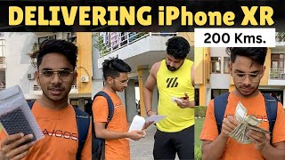 Self Delivering an iPhone XR to our Customer  Travelled 200 Kms  Aligarh to New Delhi by Train [upl. by Gustaf]